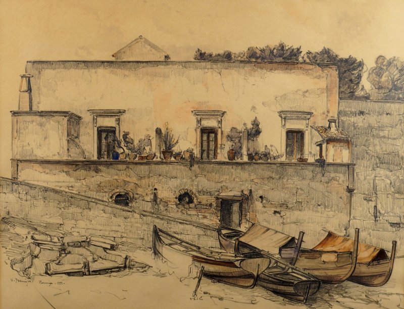 1931 - Formia, case di pescatori